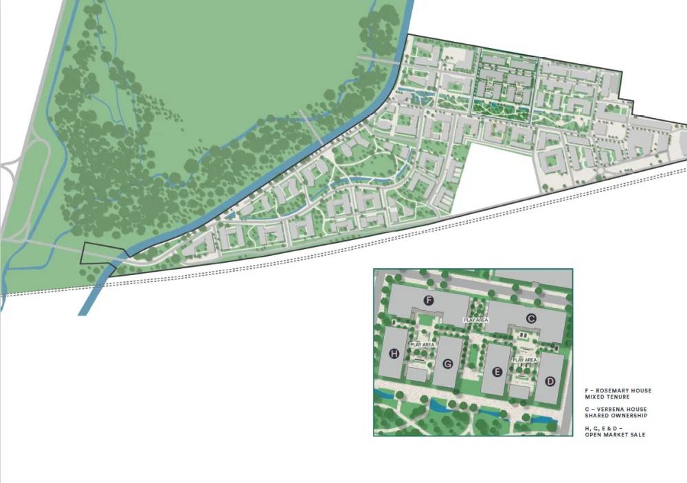 Site plan West Acre Square#