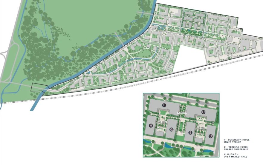 Site plan – West Acre Square