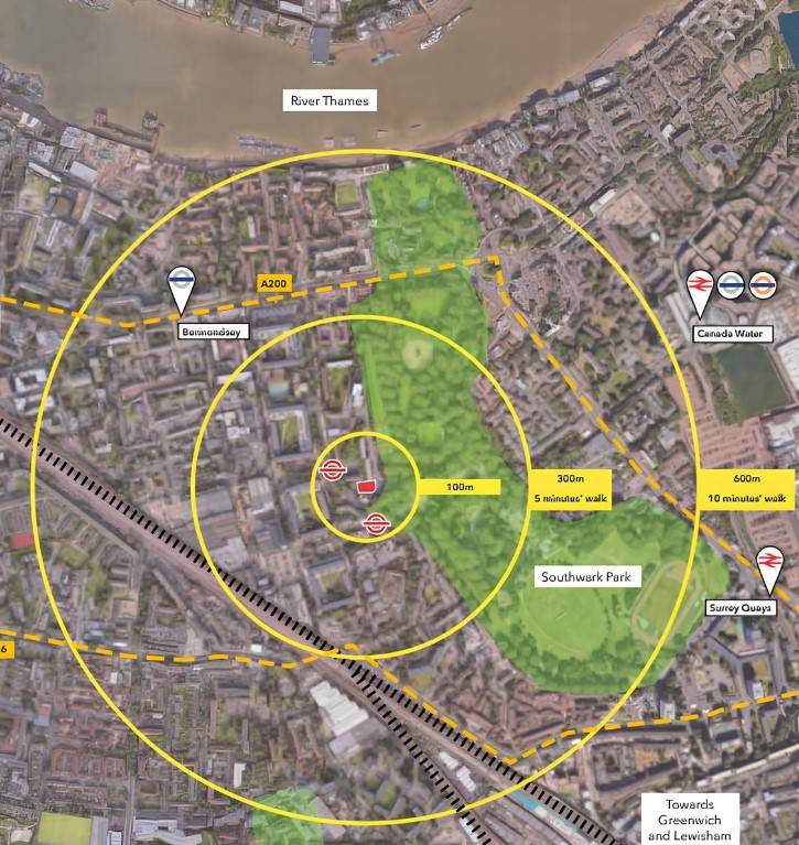 Site plan Slippers Place#