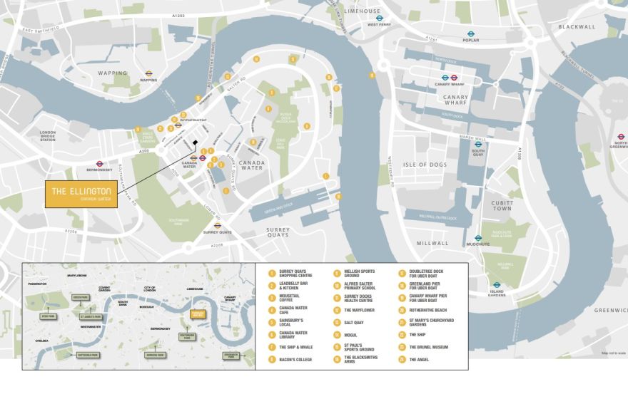 Site plan – The Ellington