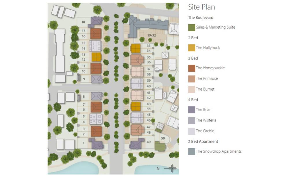 Site plan Highcroft#