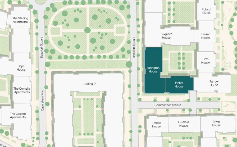 Site plan Beaufort Park#