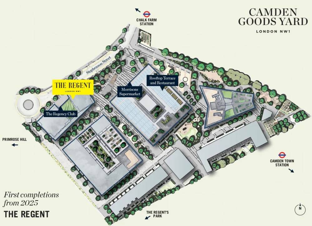 Site plan Camden Goods Yard#