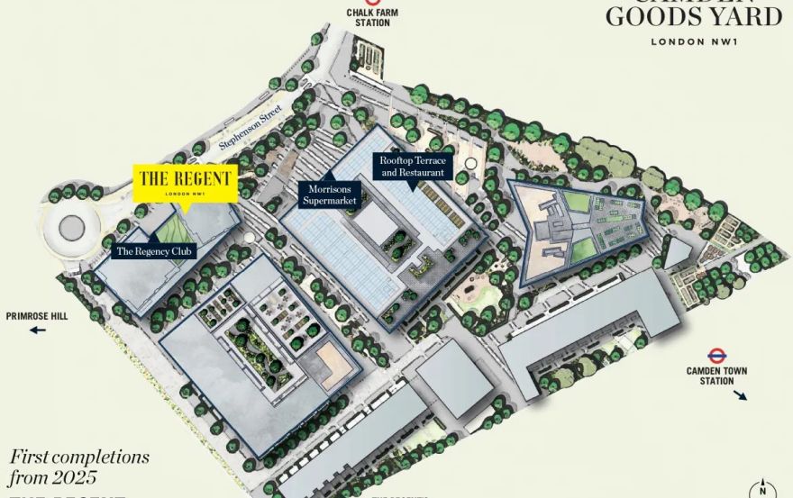 Site plan – Camden Goods Yard