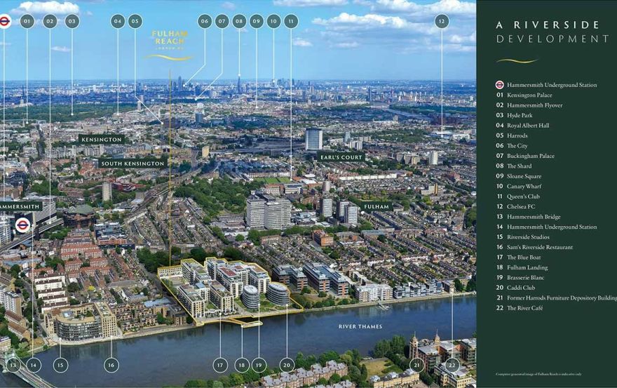 Site plan – Fulham Reach