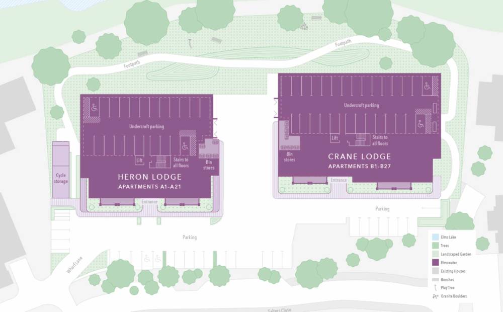 Site plan Elmswater#