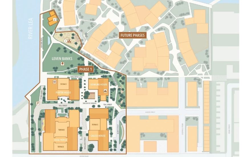 Site plan – Heron Wharf