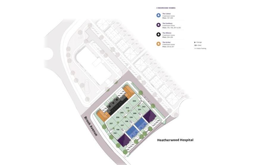 Site plan – Heatherwood Royal