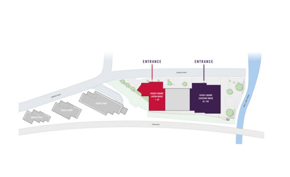 Site plan Osiers Square#