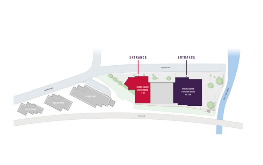 Site plan – Osiers Square