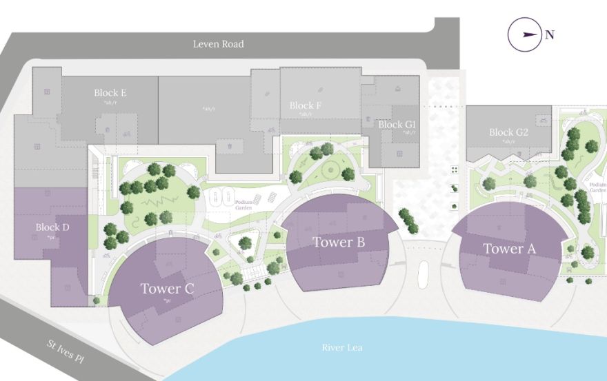 Site plan – Rivermark
