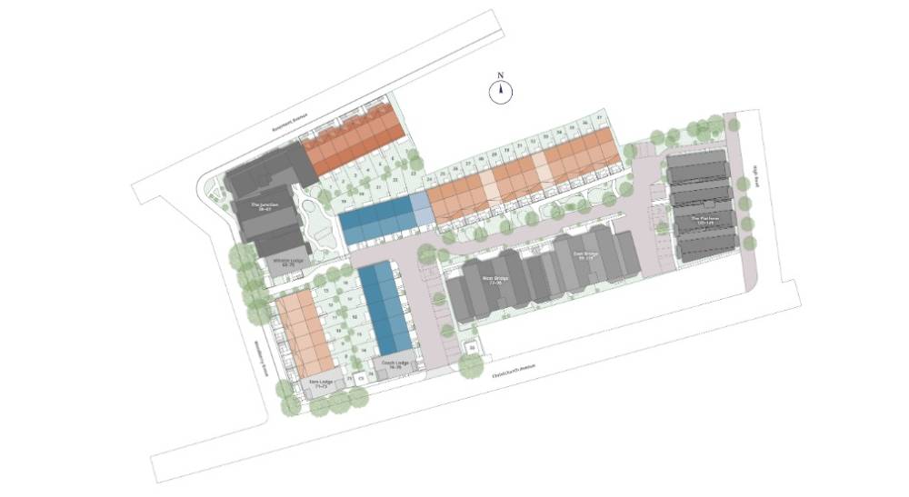 Site plan The Tramworks#