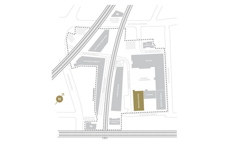 Site plan – Battersea Exchange