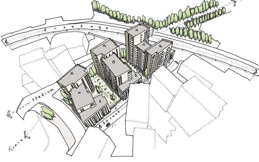 Site plan – 1-4 Capital Interchange Way