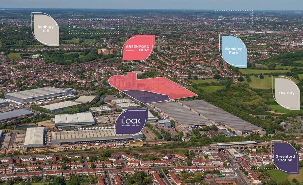 Site plan The Lock (at Greenford Quay)#