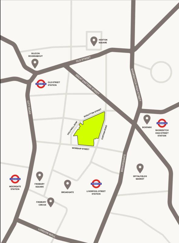 Site plan Shoreditch Works#
