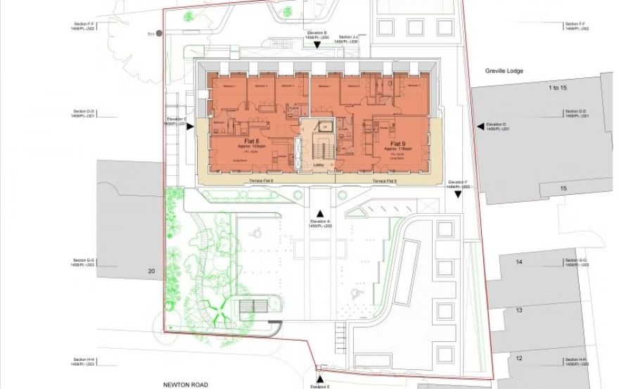 Site plan – Newton Road
