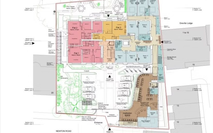 Site plan – Newton Road