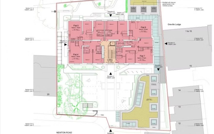 Site plan – Newton Road