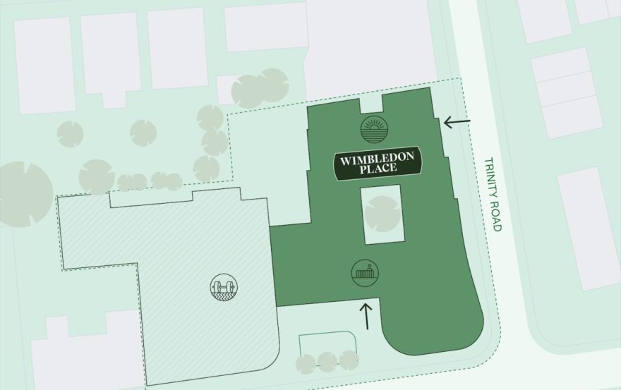 Site plan – Wimbledon Place
