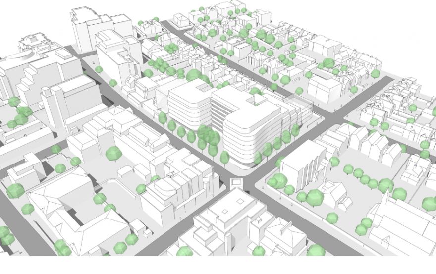 Site plan – YMCA Wimbledon