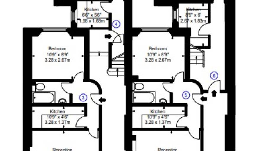 Plans 1-3 Clanricarde Gardens