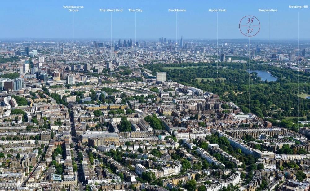 Site plan 1-3 Clanricarde Gardens#