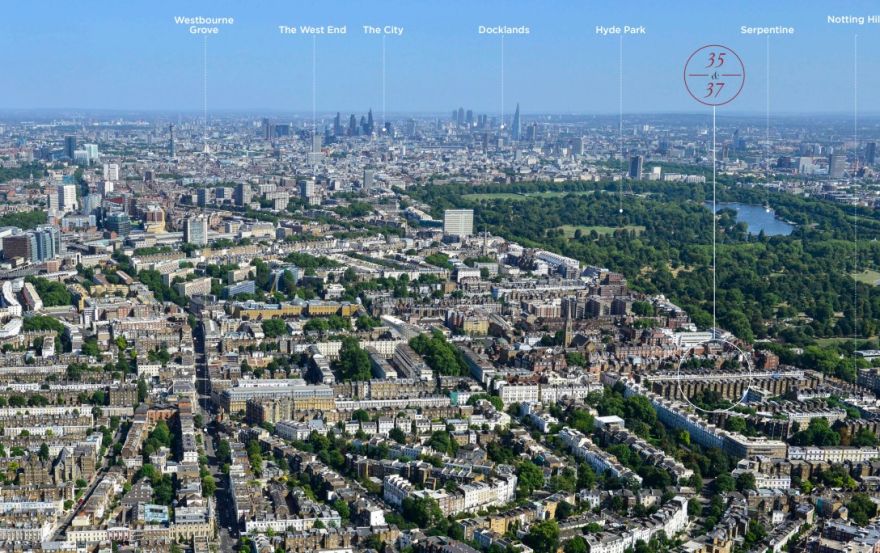 Site plan – 1-3 Clanricarde Gardens