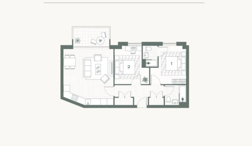 Plans Athena Apartments