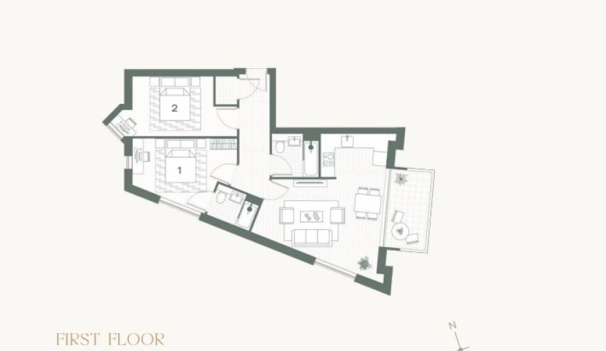 Plans Athena Apartments