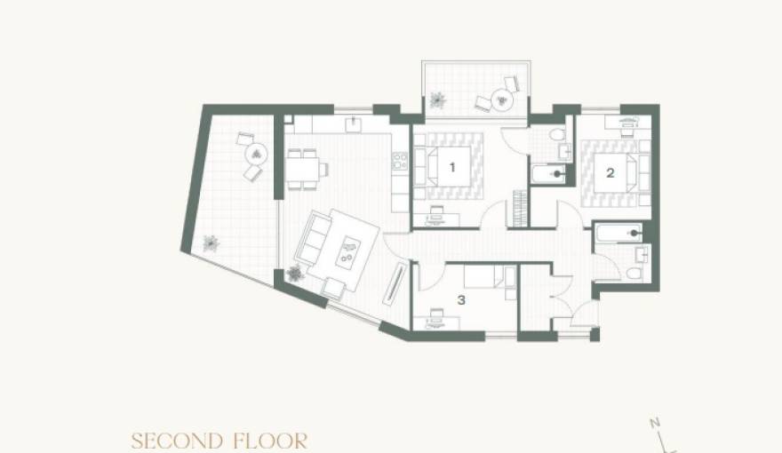 Plans Athena Apartments