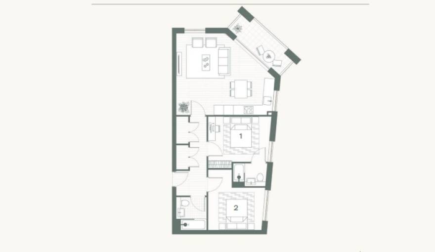 Plans Athena Apartments