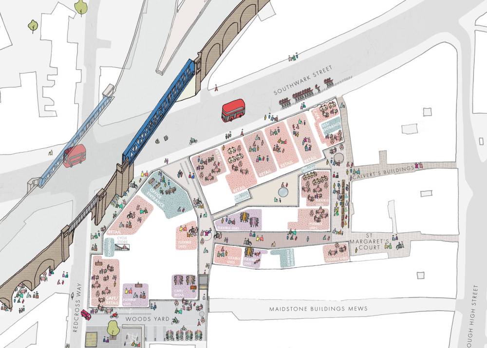 Site plan The Liberty of Southwark#