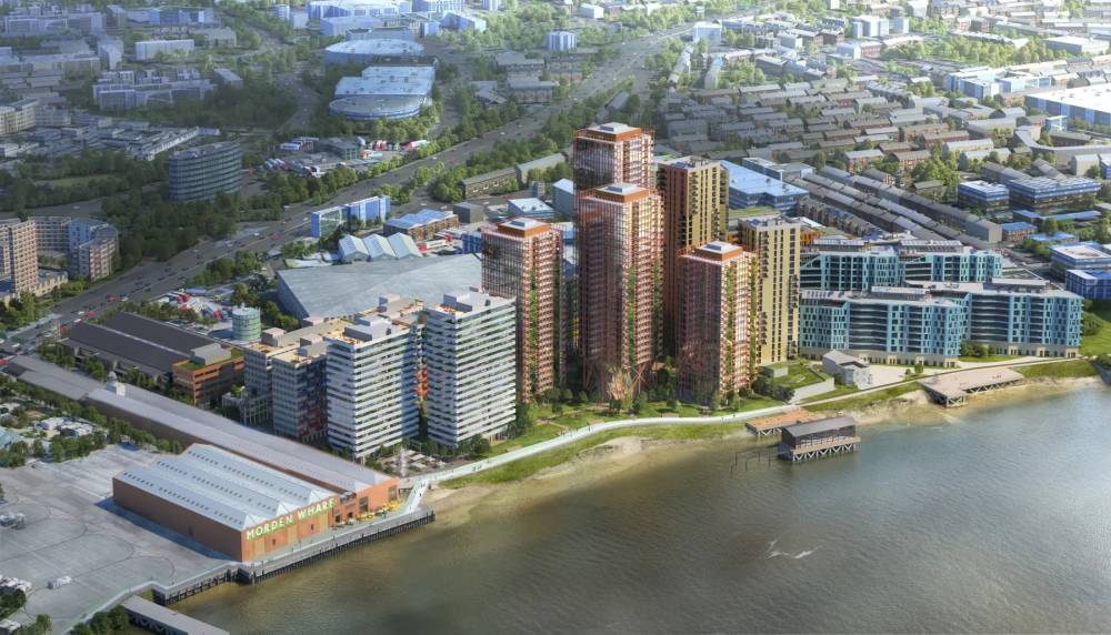 Site plan Morden Wharf#