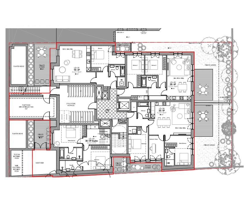 Site plan 61 Widley Road#