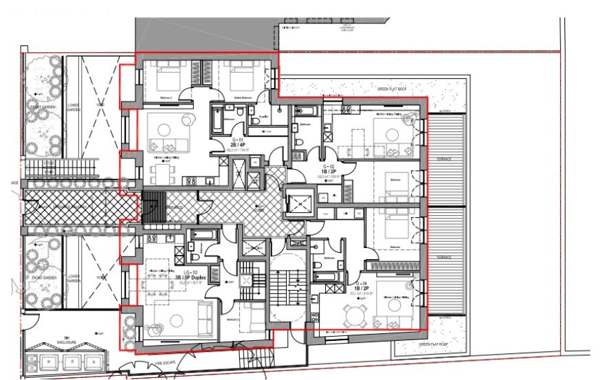 Site plan – 61 Widley Road