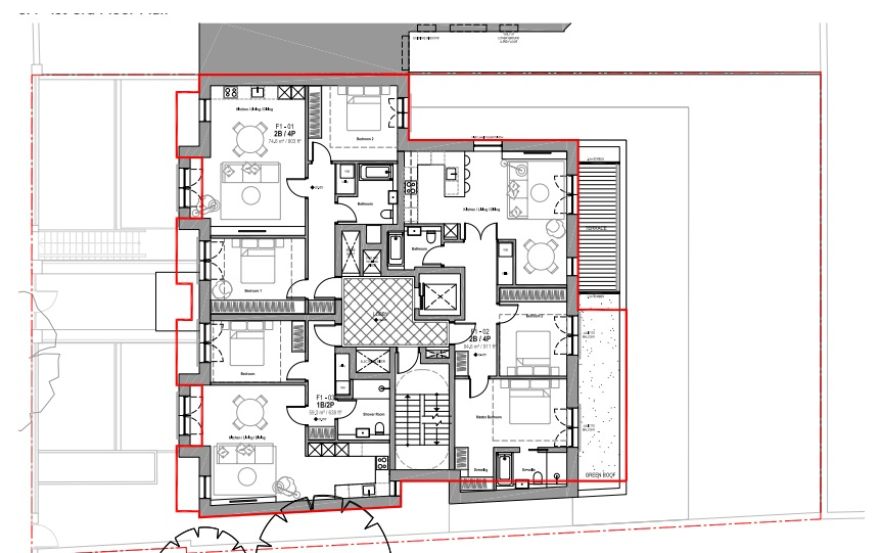 Site plan – 61 Widley Road