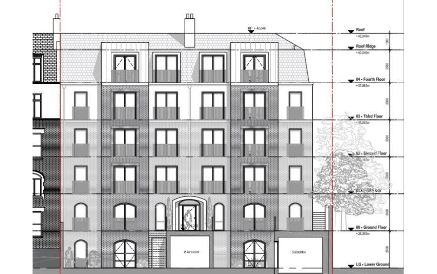 Site plan – 61 Widley Road