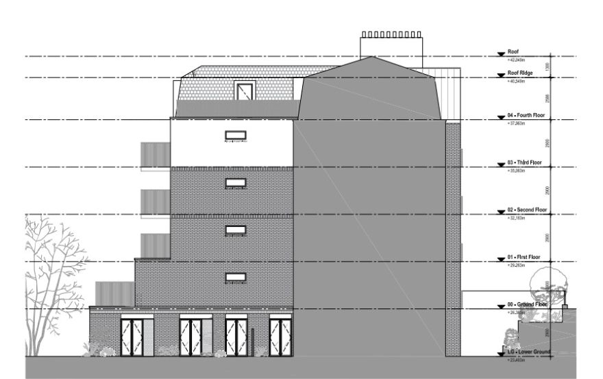 Site plan – 61 Widley Road