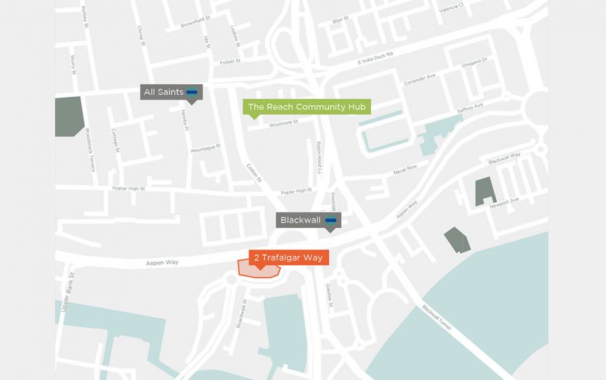 Site plan – Two Trafalgar Way