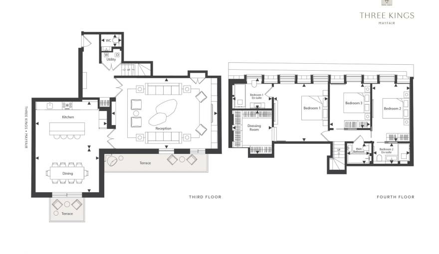 Plans Three Kings Mayfair
