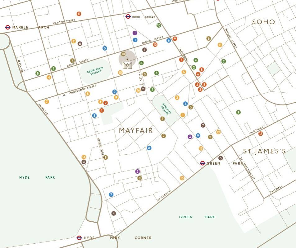 Site plan Three Kings Mayfair#