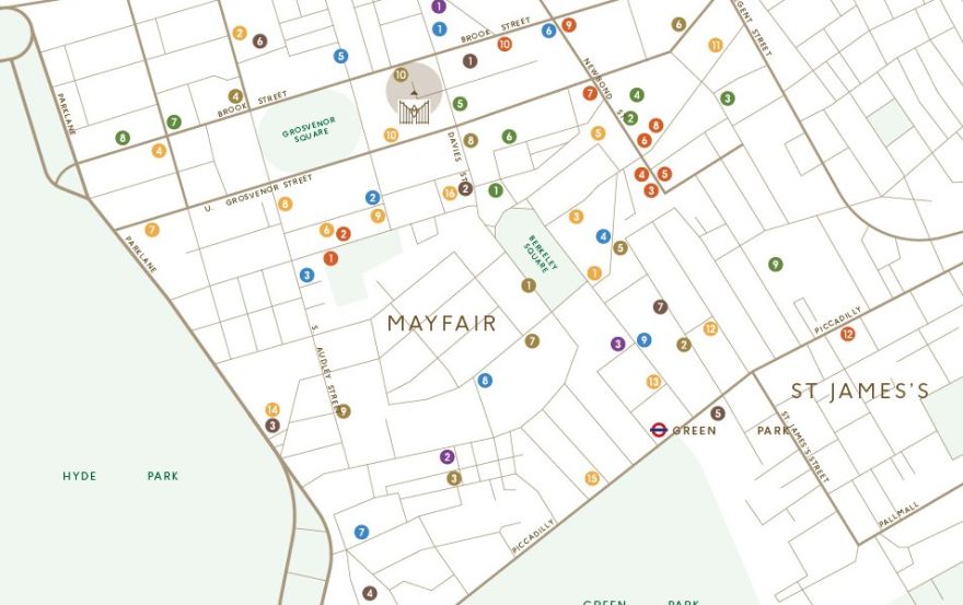 Site plan – Three Kings Mayfair