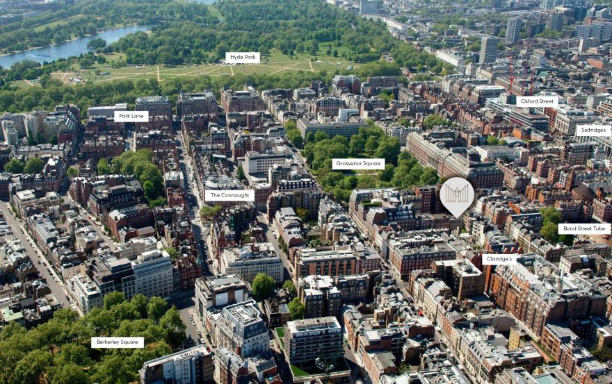 Site plan – Three Kings Mayfair