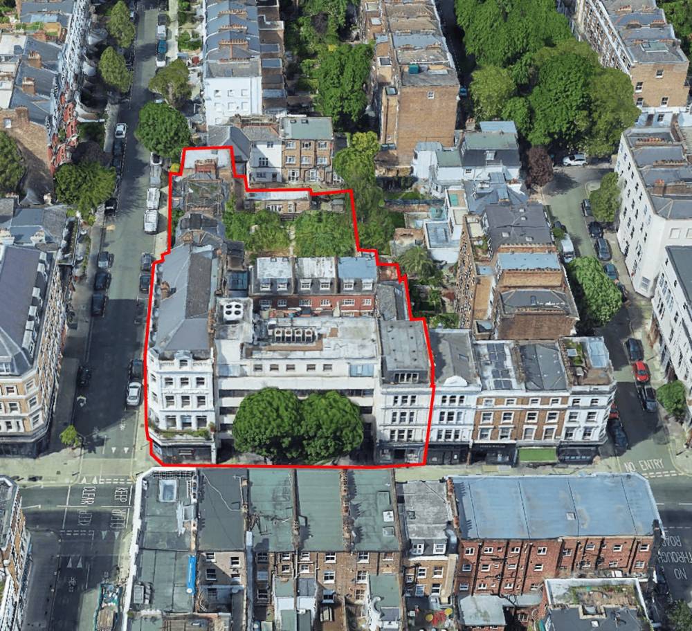 Site plan 90 Westbourne Grove#