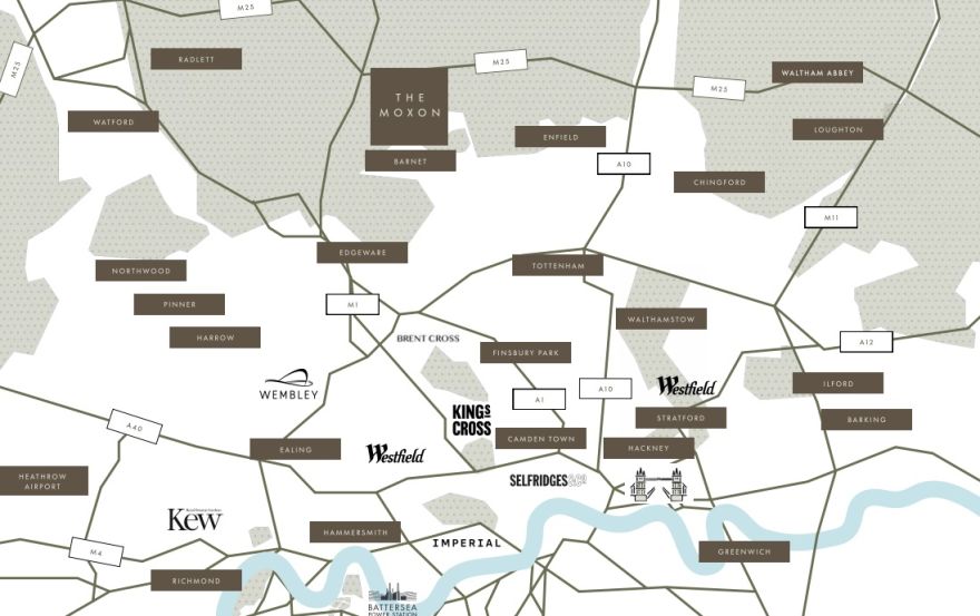 Site plan – The Moxon