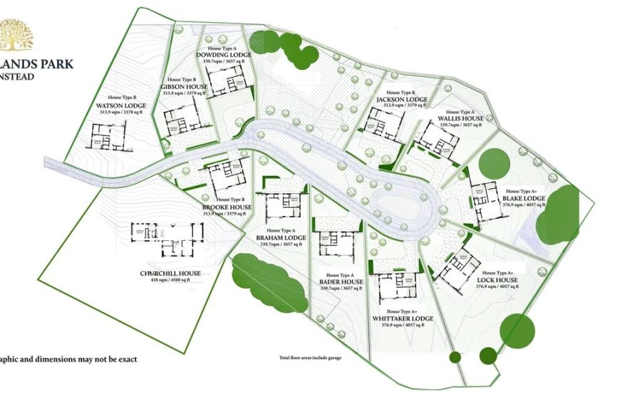 Site plan – Courtlands Park