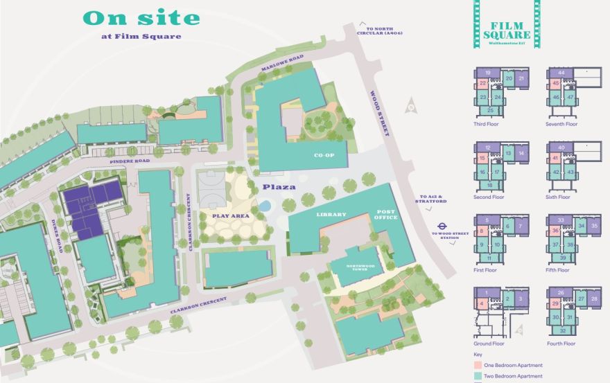 Site plan – Film Square