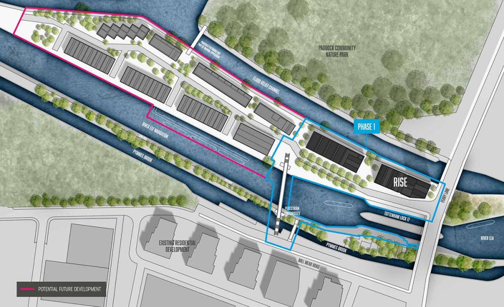 Site plan Lock 17#