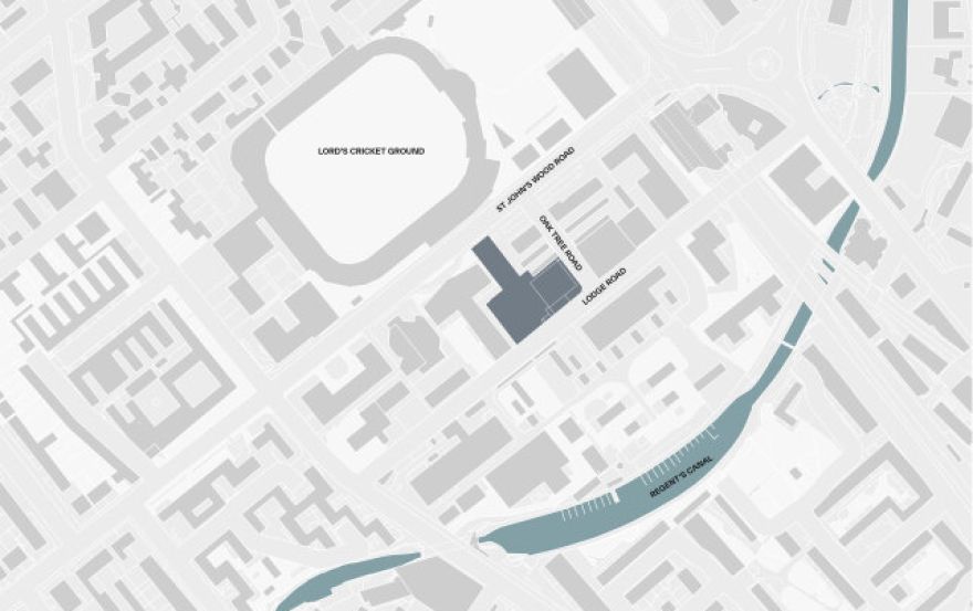 Site plan – Auriens St Johns Wood
